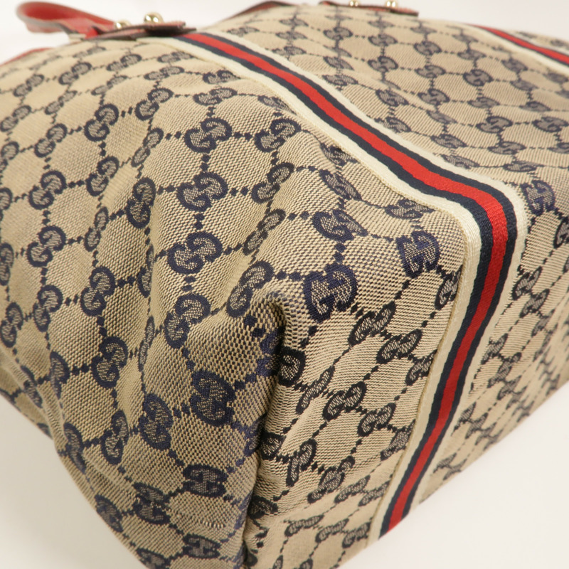 GUCCI 帆布Sherry Line肩背袋-11