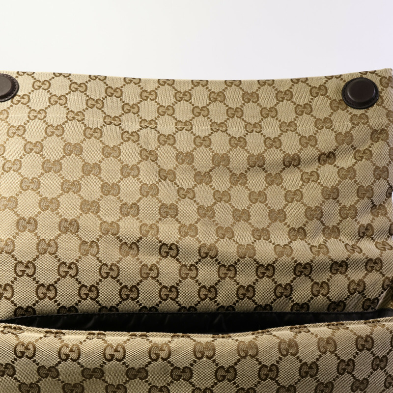 GUCCI 帆布GG Monogram Large Crossbody Bag肩背袋-8