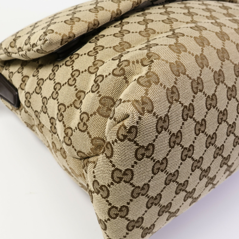 GUCCI 帆布GG Monogram Large Crossbody Bag肩背袋-12