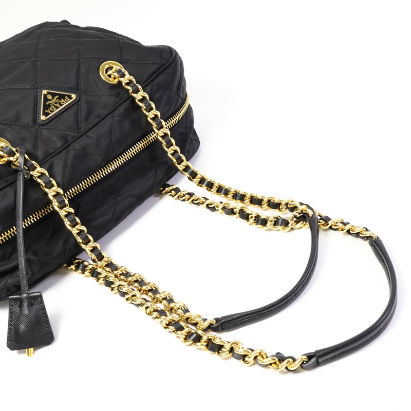 PRADA 尼龍Tessuto Impuntu肩背袋-9