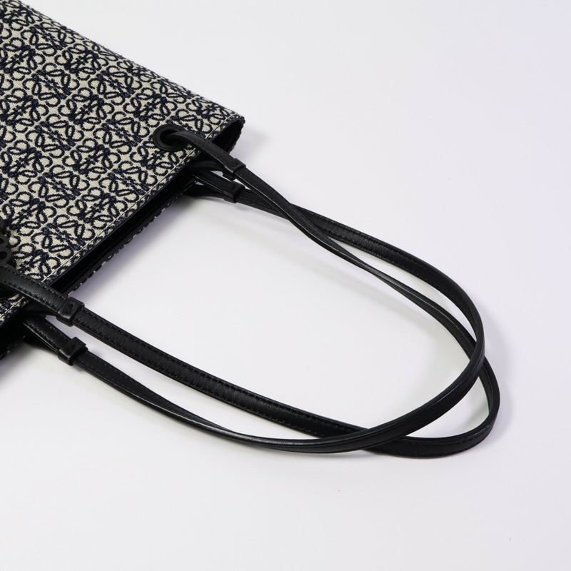 LOEWE 帆布Square Anagram Tote肩背袋-7