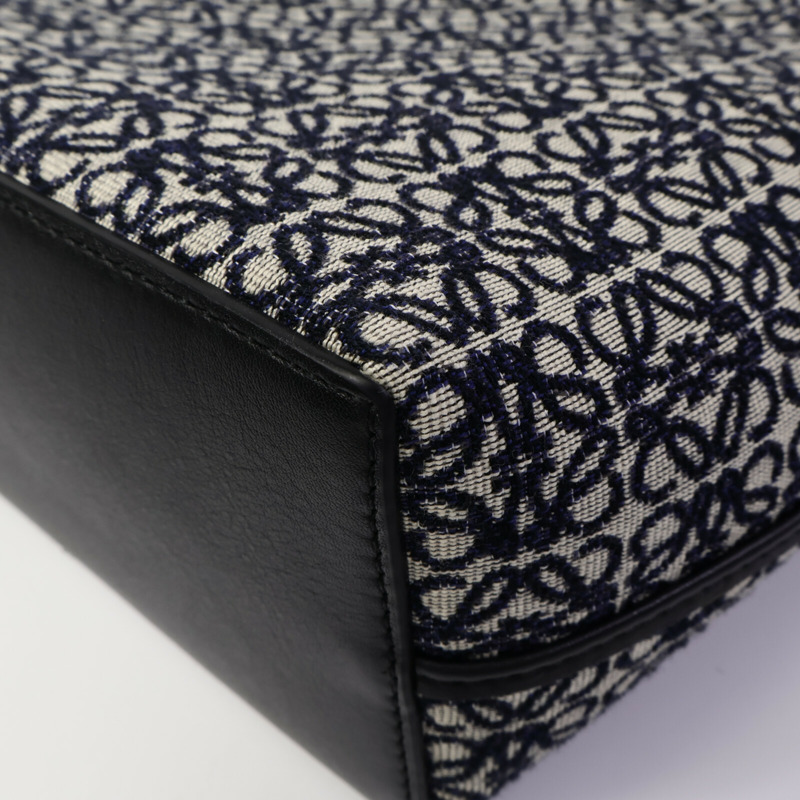 LOEWE 帆布Square Anagram Tote肩背袋-10