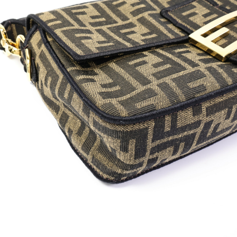 FENDI 帆布Baguette Bag手挽肩背兩用袋-11