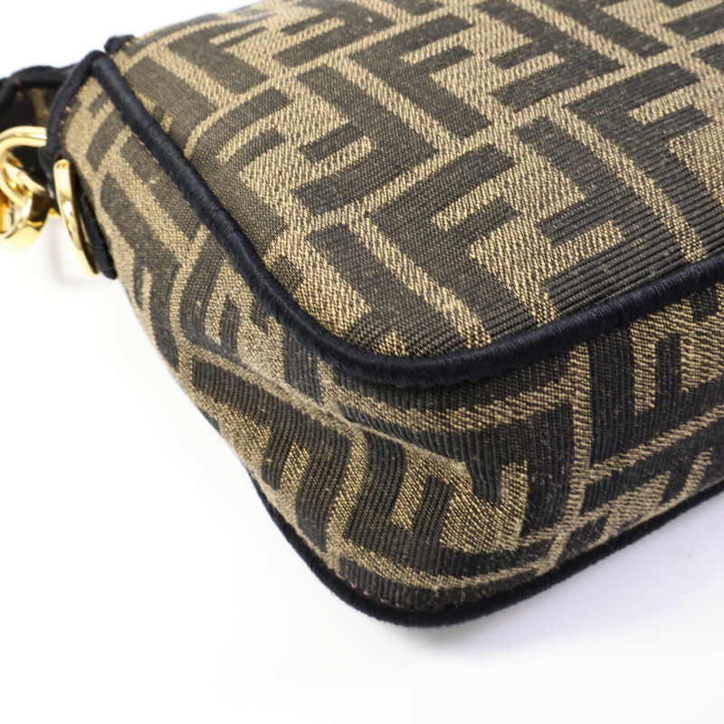 FENDI 帆布Baguette Bag手挽肩背兩用袋-13