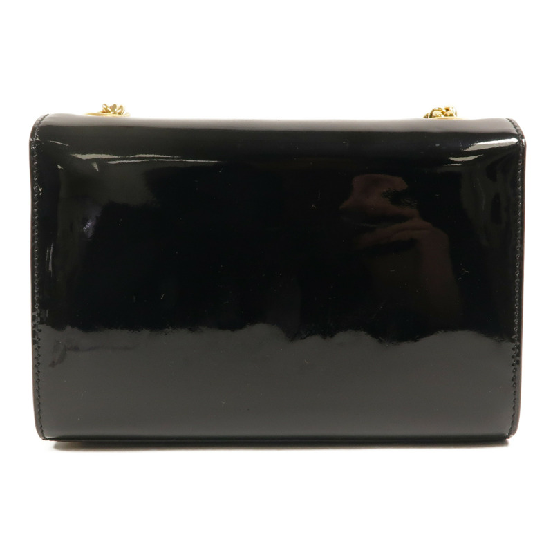 SAINT LAURENT 漆皮皮革Kate Small鏈帶肩背袋-1