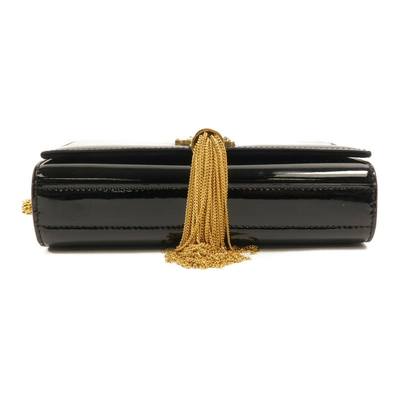 SAINT LAURENT 漆皮皮革Kate Small鏈帶肩背袋-3