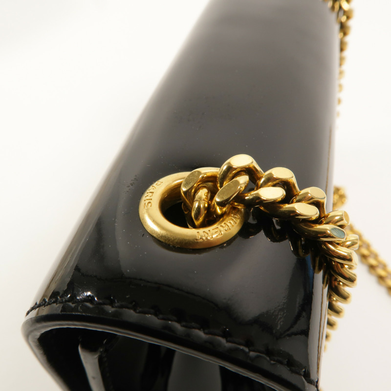 SAINT LAURENT 漆皮皮革Kate Small鏈帶肩背袋-15