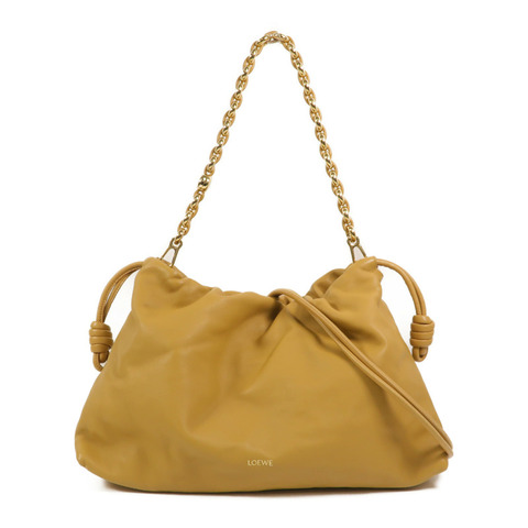 LOEWE 羊皮皮革Flamenco Purse Large鏈帶手挽肩背兩用袋