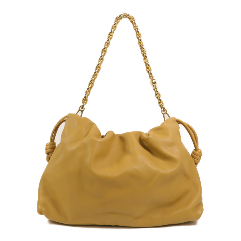 LOEWE 羊皮皮革Flamenco Purse Large鏈帶手挽肩背兩用袋-1