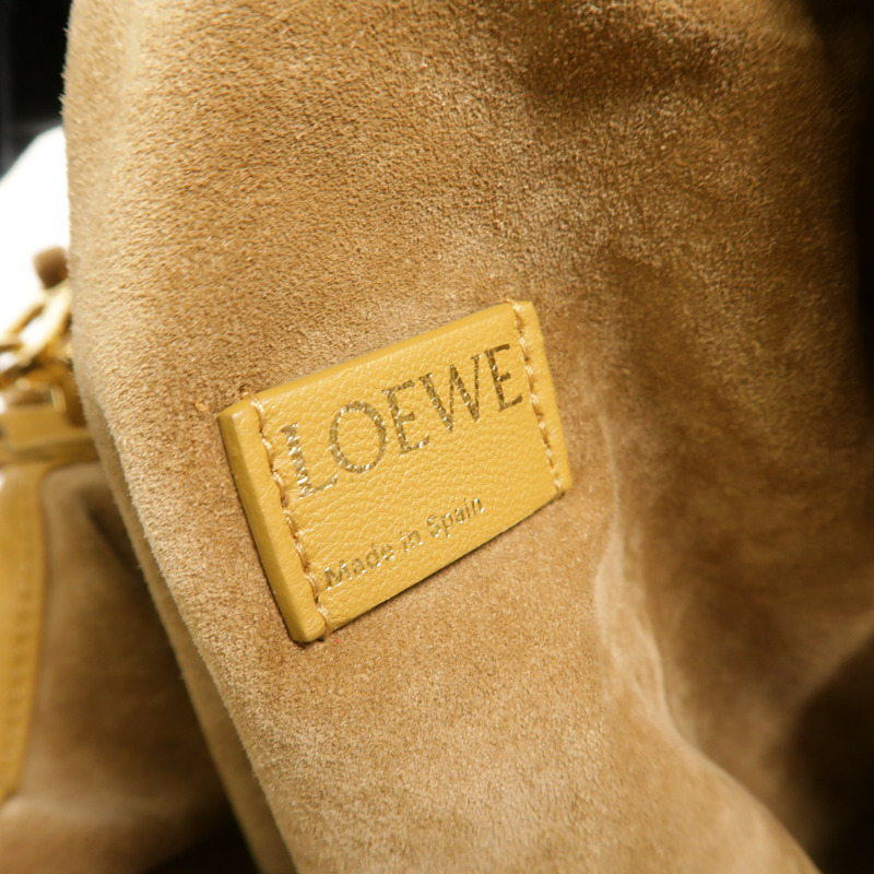 LOEWE 羊皮皮革Flamenco Purse Large鏈帶手挽肩背兩用袋-5