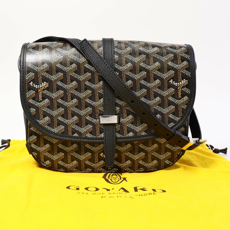 GOYARD 塗層帆布Belvedere PM肩背袋-6