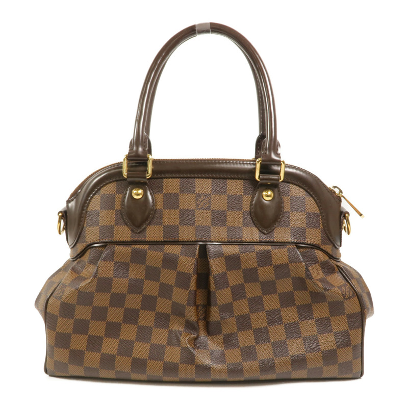 LOUIS VUITTON Damier Trevi手挽肩背兩用袋-1