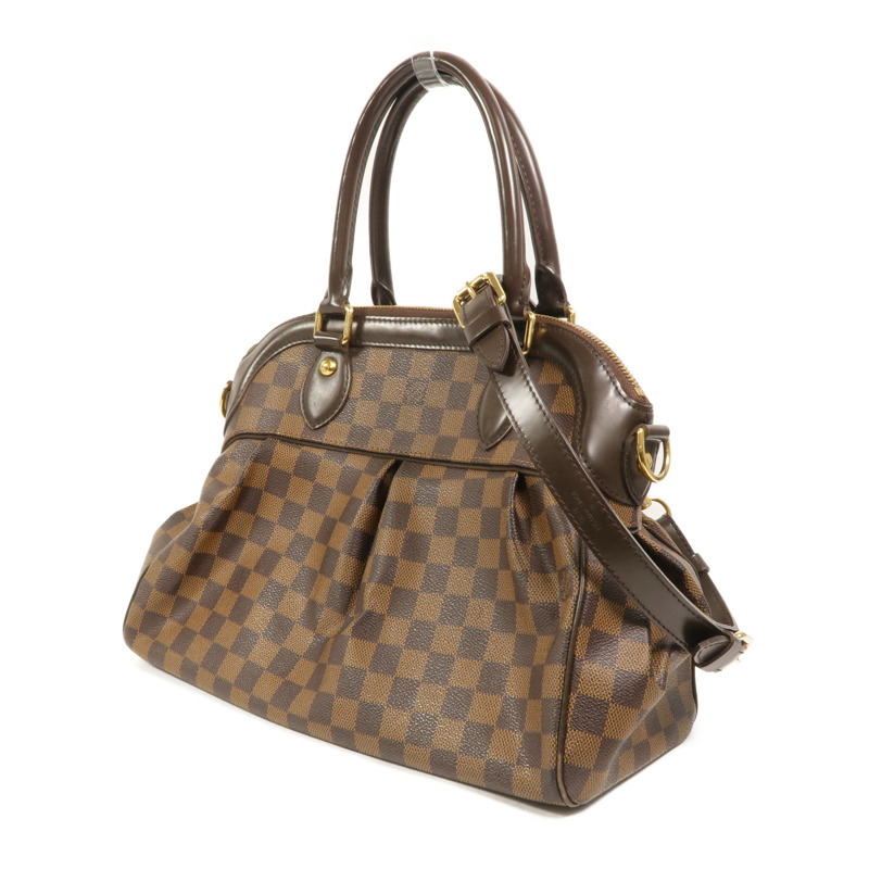 LOUIS VUITTON Damier Trevi手挽肩背兩用袋-2