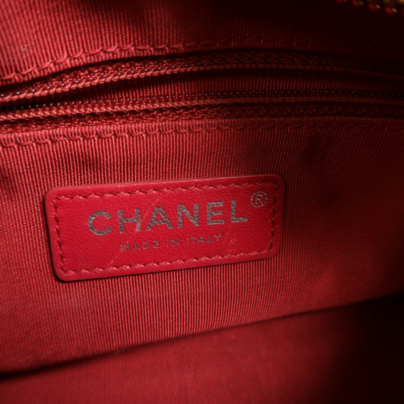 CHANEL 牛皮皮革Gabrielle Small鏈帶肩背袋-5
