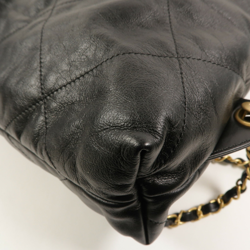 CHANEL 牛皮皮革Chanel 22 Backpack背包-11