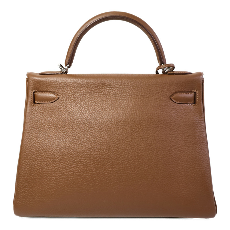 HERMES Clemence皮革Kelly 32手挽肩背兩用袋-1