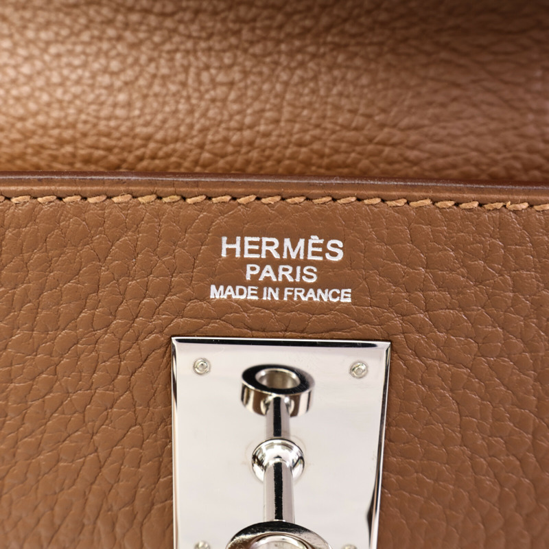 HERMES Clemence皮革Kelly 32手挽肩背兩用袋-5