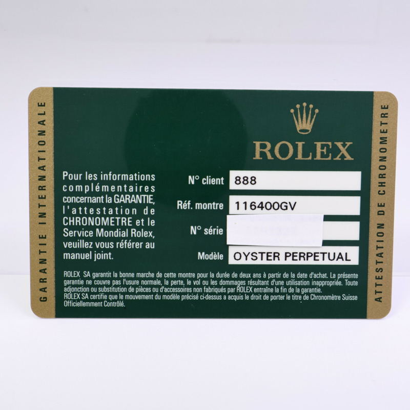 ROLEX Milgauss 116400GV-14