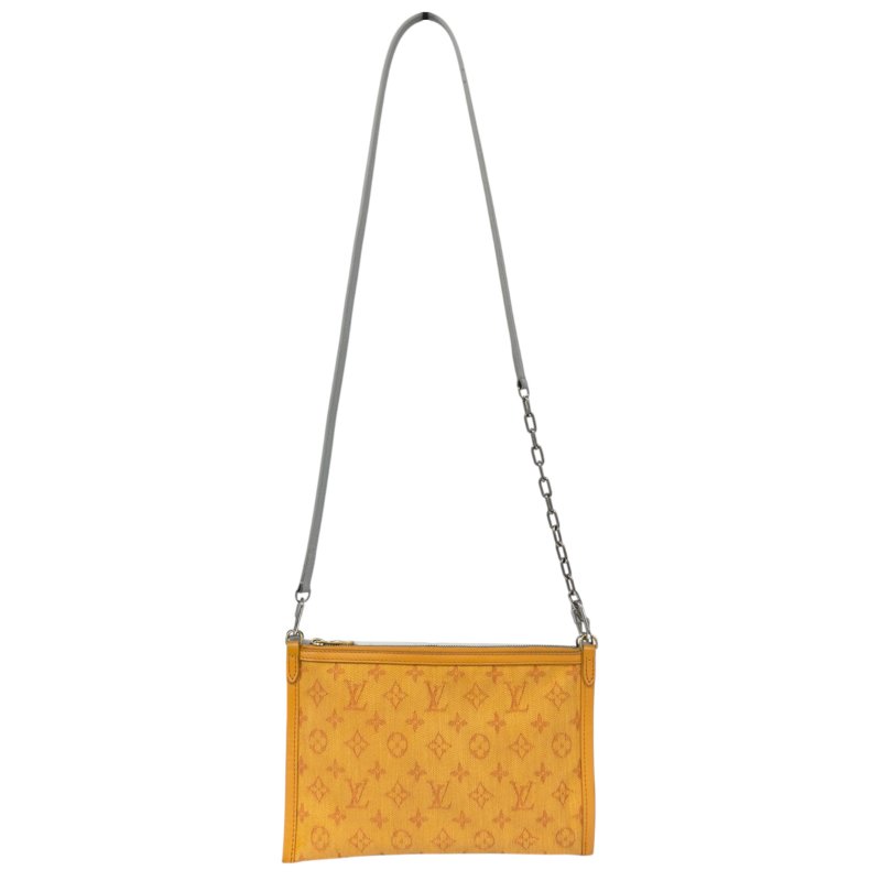 LOUIS VUITTON Flat 雙面 雙層 斜揹袋-7