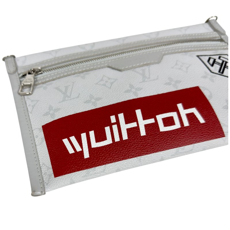 LOUIS VUITTON Flat 雙面 雙層 斜揹袋-14
