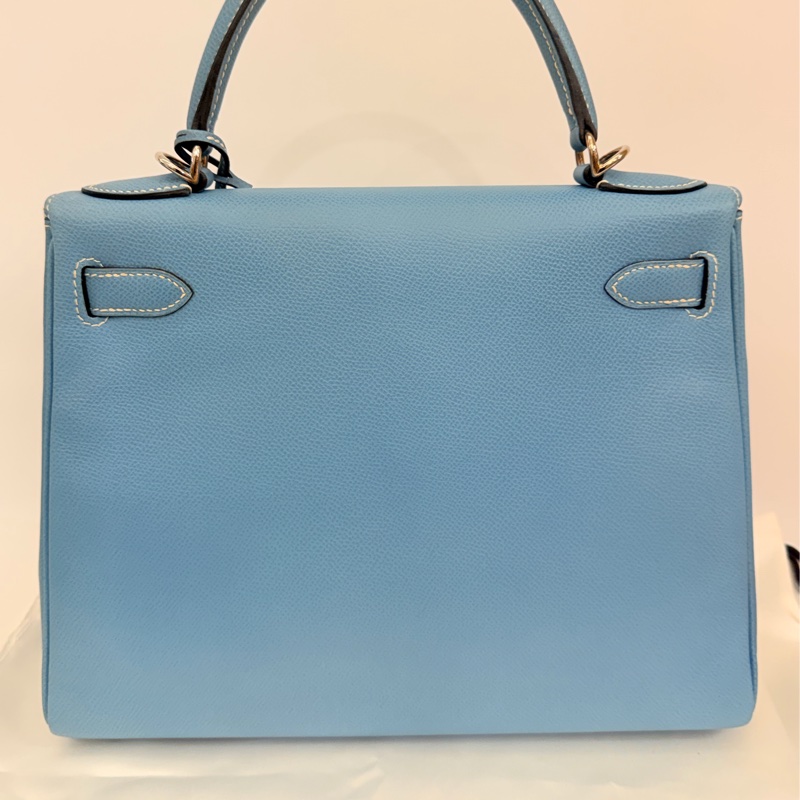 Hermes 75牛仔藍epsom Kelly28-7