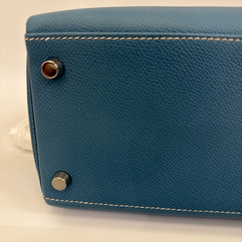 Hermes 75牛仔藍epsom Kelly28-9