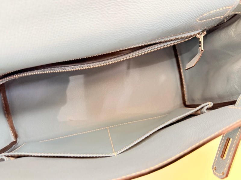 Hermes 75牛仔藍epsom Kelly28-16