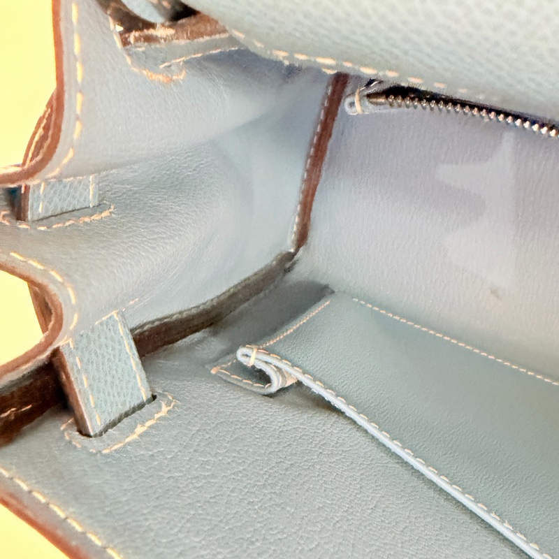Hermes 75牛仔藍epsom Kelly28-17