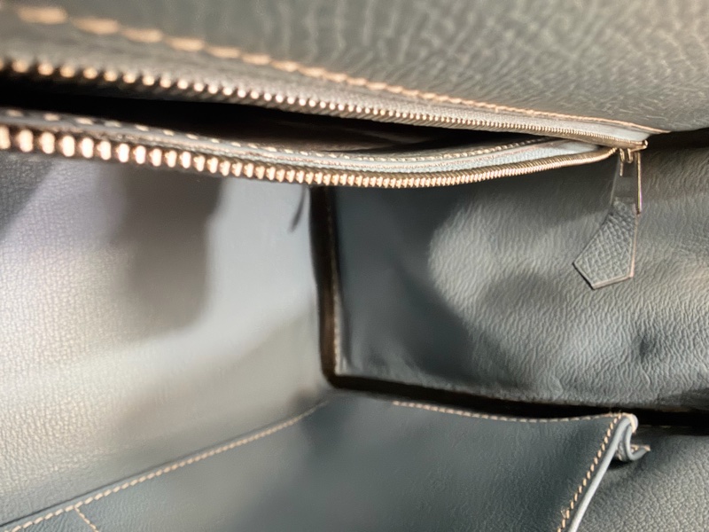 Hermes 75牛仔藍epsom Kelly28-21