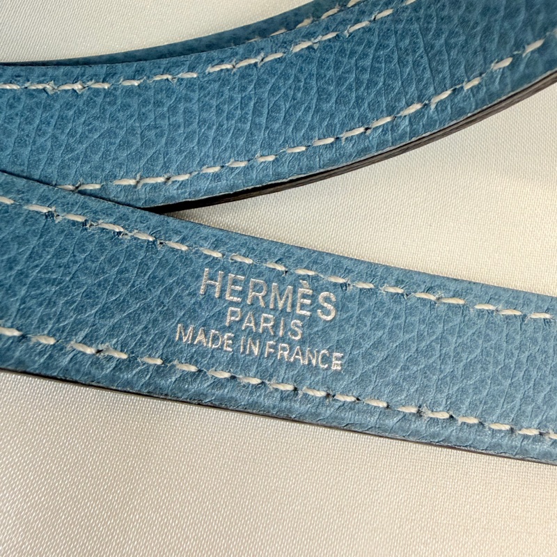 Hermes 75牛仔藍epsom Kelly28-30