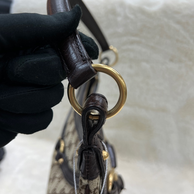 Gucci Horsebit 經典馬銜扣系列手提Hobo XC552-17