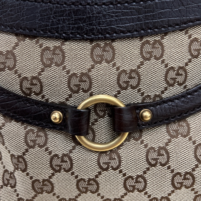 Gucci Horsebit 經典馬銜扣系列手提Hobo XC552-19