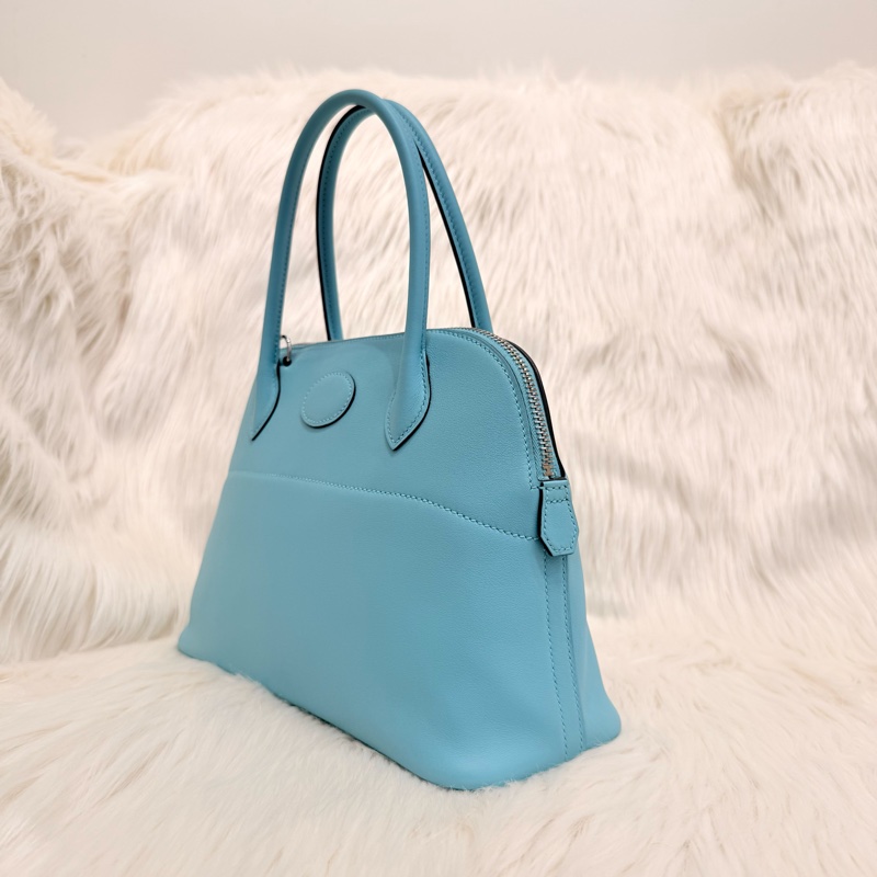 HERMES 3p環礁藍swift皮BOLIDE 27-2