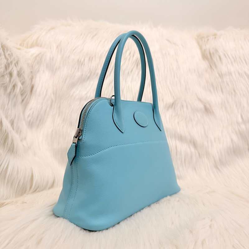 HERMES 3p環礁藍swift皮BOLIDE 27-3