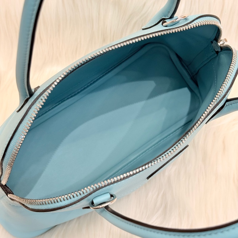 HERMES 3p環礁藍swift皮BOLIDE 27-7