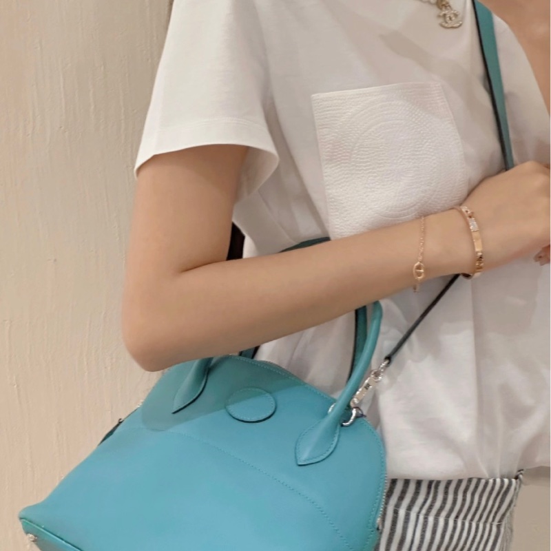 HERMES 3p環礁藍swift皮BOLIDE 27-11