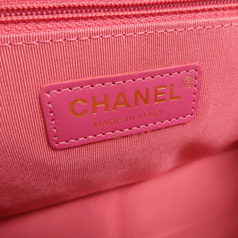 CHANEL 牛皮皮革In The Loop Medium Flap Bag鏈帶手挽肩背兩用袋-5