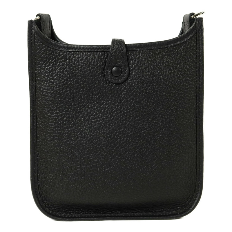 HERMES Clemence皮革Evelyne TPM肩背袋Noir-1