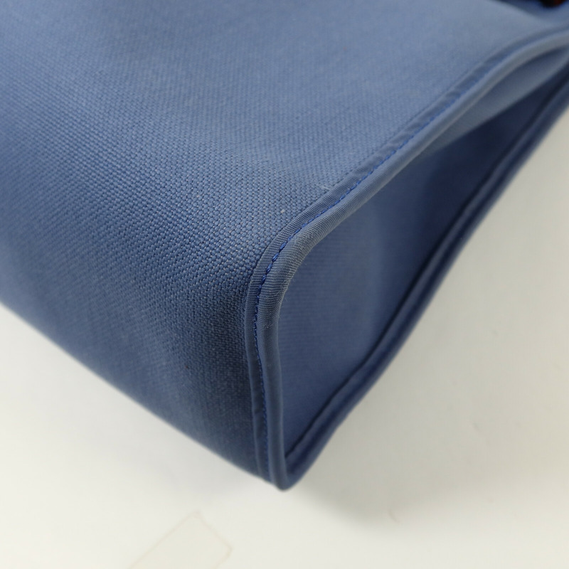 HERMES 帆布Herbag PM手挽肩背兩用袋Bleu Agate-14