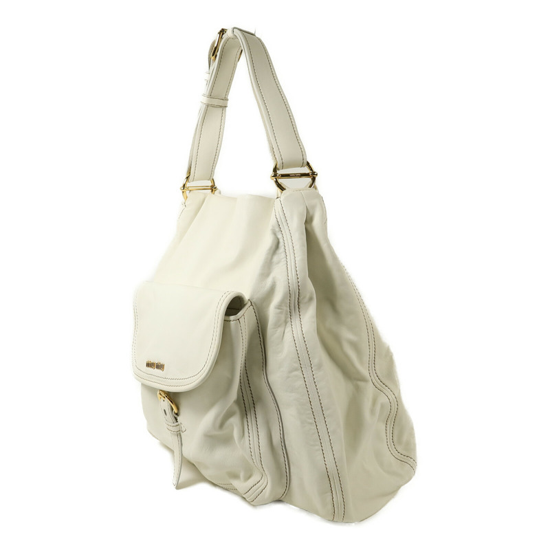 Miu Miu 羊皮皮革Shoulder Bag肩背袋-2