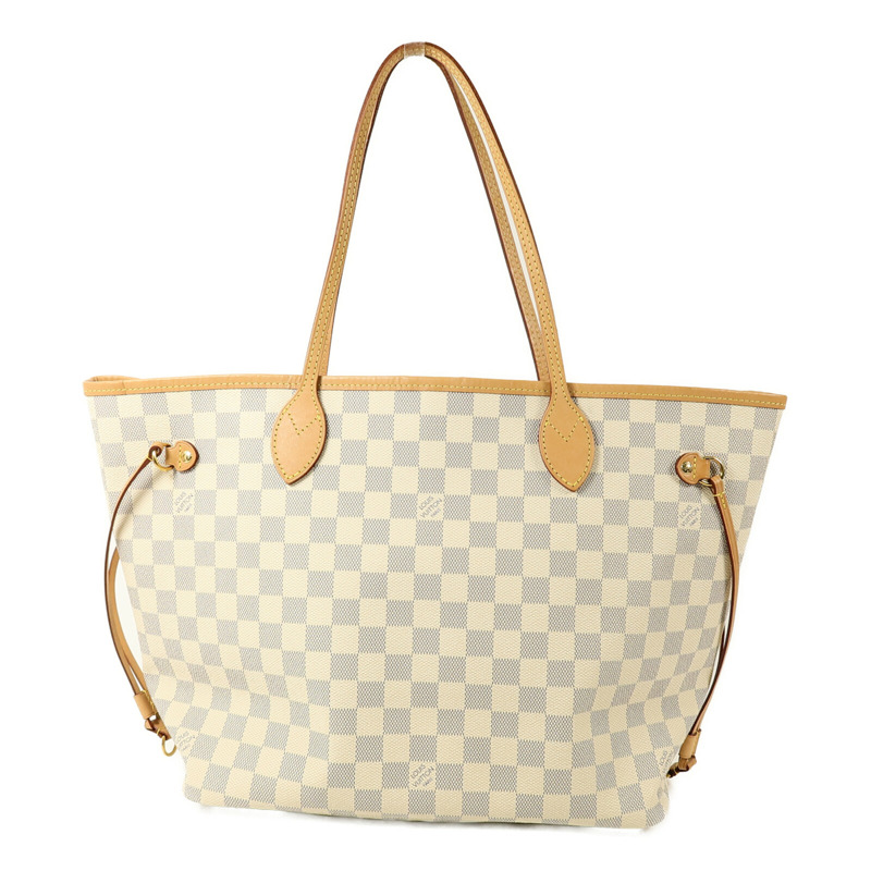 LOUIS VUITTON Damier Azur Neverfull MM手挽袋-1