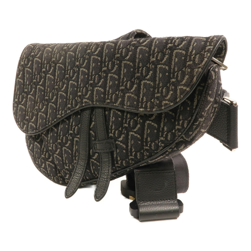 Dior Oblique帆布Saddle肩背袋-2