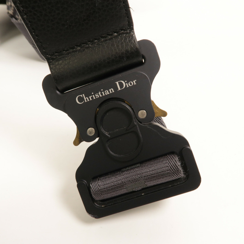 Dior Oblique帆布Saddle肩背袋-10