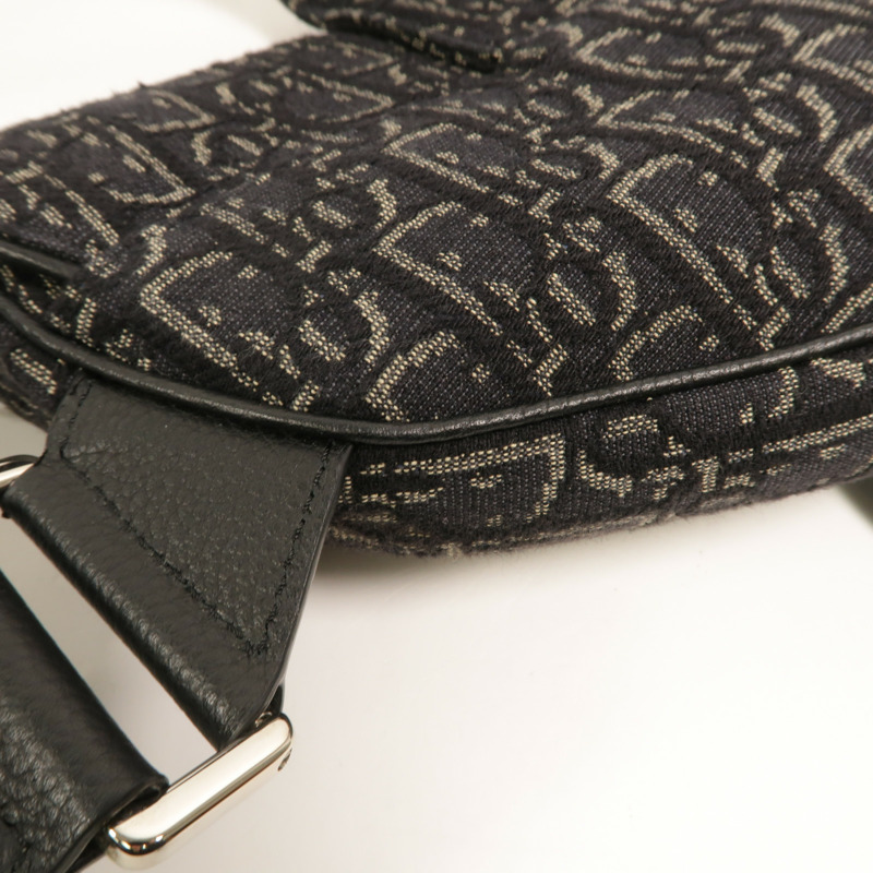 Dior Oblique帆布Saddle肩背袋-16