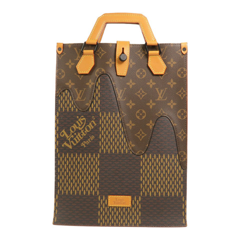 LOUIS VUITTON Monogram/Damier Giant LV x Nigo Mini Tote手挽袋