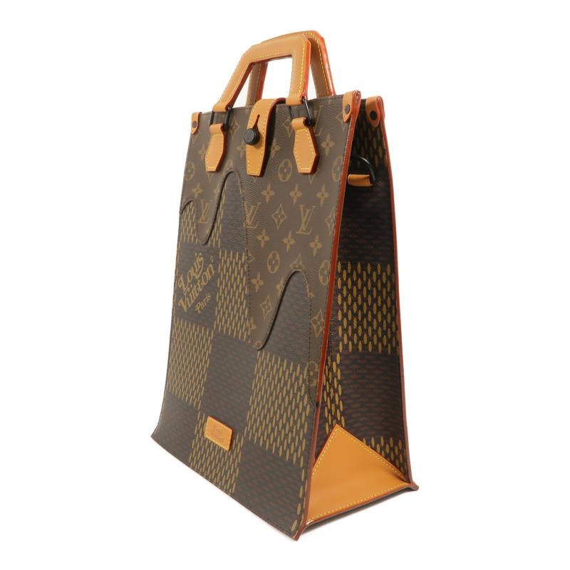 LOUIS VUITTON Monogram/Damier Giant LV x Nigo Mini Tote手挽袋-2