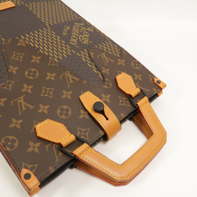 LOUIS VUITTON Monogram/Damier Giant LV x Nigo Mini Tote手挽袋-8