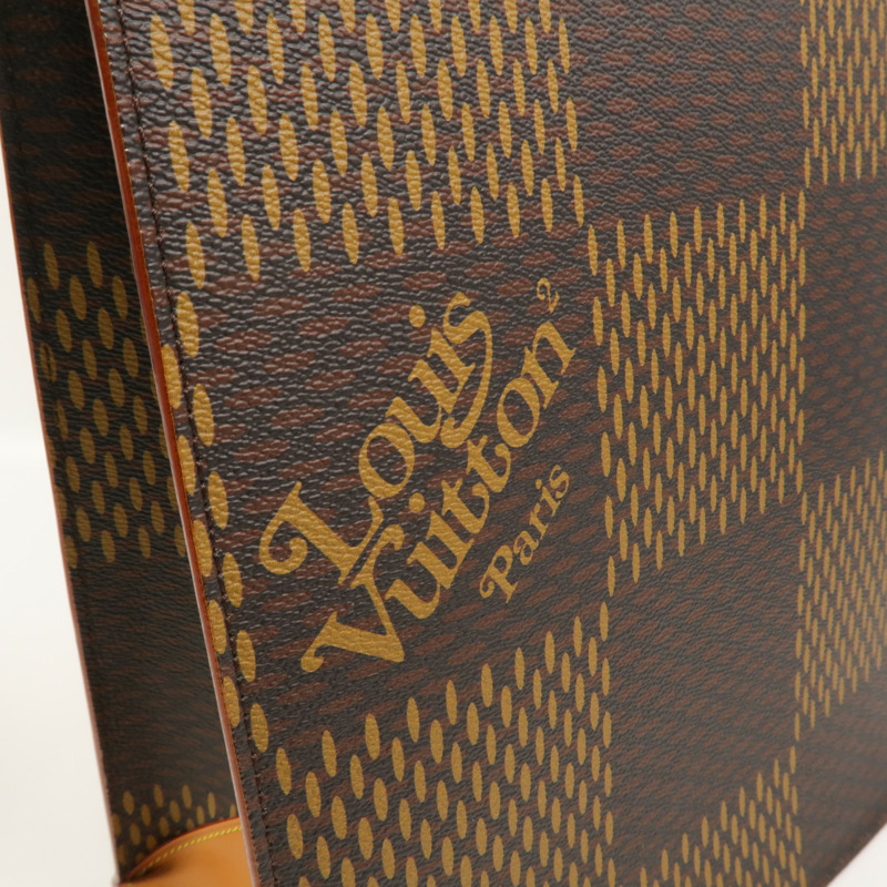 LOUIS VUITTON Monogram/Damier Giant LV x Nigo Mini Tote手挽袋-15