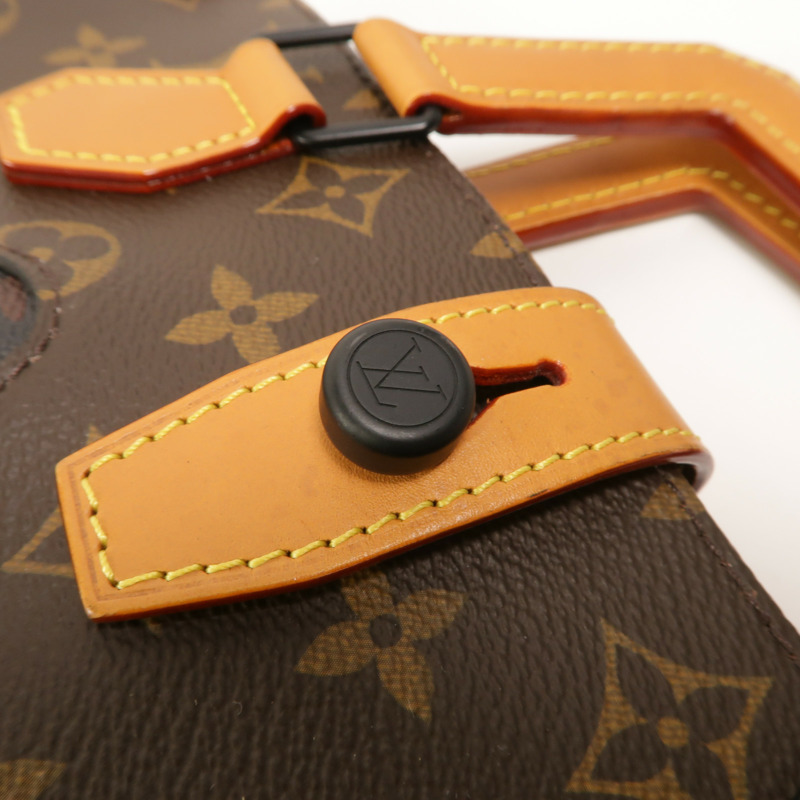 LOUIS VUITTON Monogram/Damier Giant LV x Nigo Mini Tote手挽袋-16