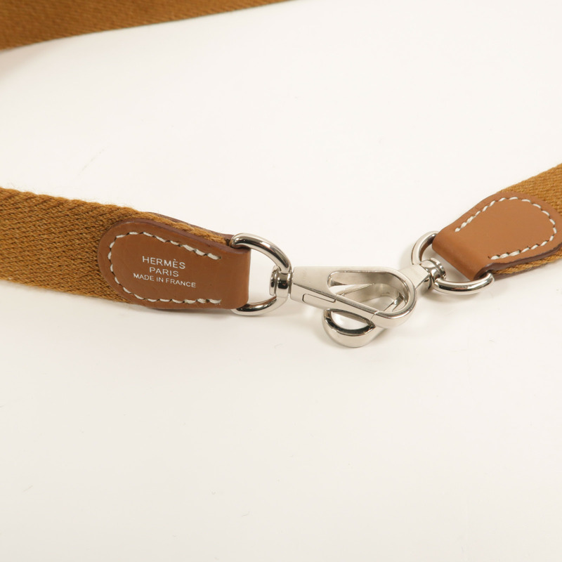 HERMES Clemence皮革Evelyne TPM肩背袋Gold-10